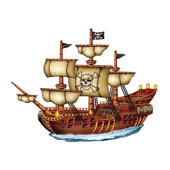 TNCT's Pirate Ship Birthday Edible Cake/Cupcake Topper