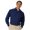 Navy, variant on BlueGeneration Mens Long Sleeve Easy Care Stretch Poplin - Light Blue Medium Solid