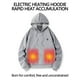 thumbnail image 4 of Manta, manta para sofá, sudadera con capucha térmica de moda, batería de larga duración, batería de alta capacidad, calefacción ergonómica, sudadera con capucha, 4 of 9