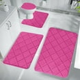 thumbnail image 5 of xaoyunyn 4 Piece High Grade Foam Bath Mat Set Soft,Non Slip,Quick Drying,Machine Washable Bathroom Rugs for Ultimate Comfort and Water Absorption, 5 of 7