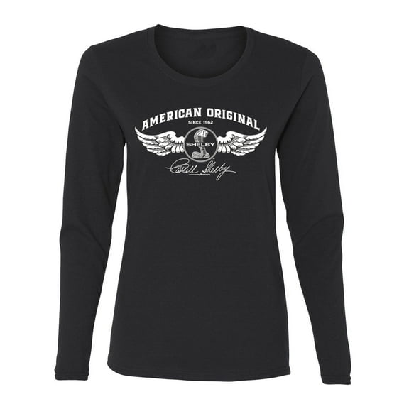 Wild Bobby Ford Shelby All American Since 1962 Women Graphic Long Sleeve Tee