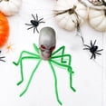 thumbnail image 1 of Cabeza de araña terrorífica para Halloween, decoración de cuerpo entero para fiestas, accesorios y suministros para fiestas de Halloween, 1 of 5