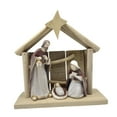 thumbnail image 3 of Figura de la Natividad de Navidad, figura de mesa, figura decorativa religiosa, figura de la Sagrada Familia para estante de mesa, 3 of 9