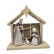 thumbnail image 3 of Adorno de belén de Navidad, artesanía decorativa, figura de la Sagrada Familia, figura de mesa para decoración de regalo de Navidad, 3 of 9