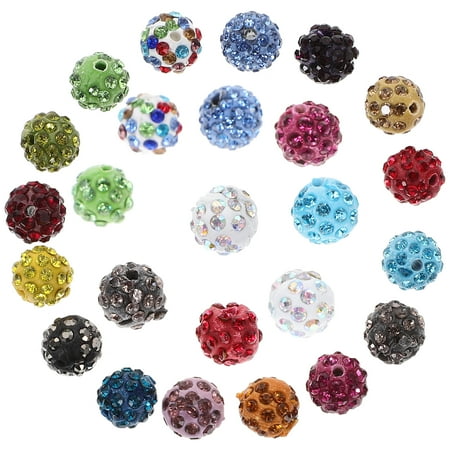 50 Pcs Pens Jewelry Making Beads Accessories Color Silicone Charms for Supplies DIY Spacer Beaded Bracelet Necklace