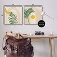 thumbnail image 4 of Stupell Industries Modern Fern Moon & Sun Botanical & Floral Painting Gray Framed Art Print Wall Art, 24 x 24, Set of 2, 4 of 10