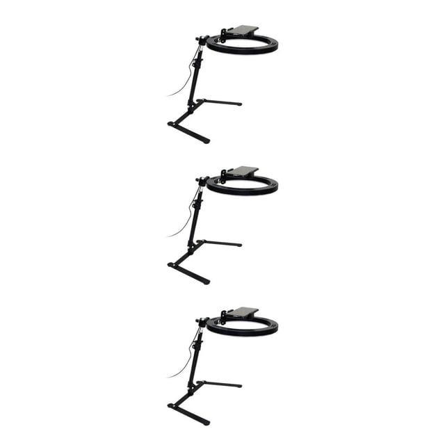Guardoinrt Wide Application Adjustable Photo Copy Stand With Phone Clamp For Professional Photography Made black 3Set