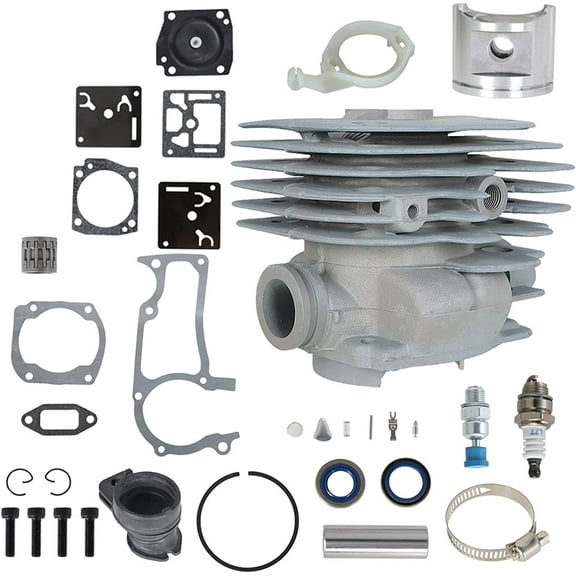 ALL-CARB 52MM 503939372 Big Bore Cylinder Piston Kit Replacement for Husqvarna 365 371 372 372XP Chainsaw