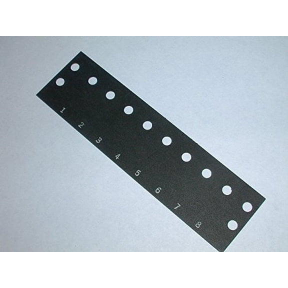 Cinch MS-8-142Y 8 Pos Terminal Block Marker (4 pack) - MS-8-142Y