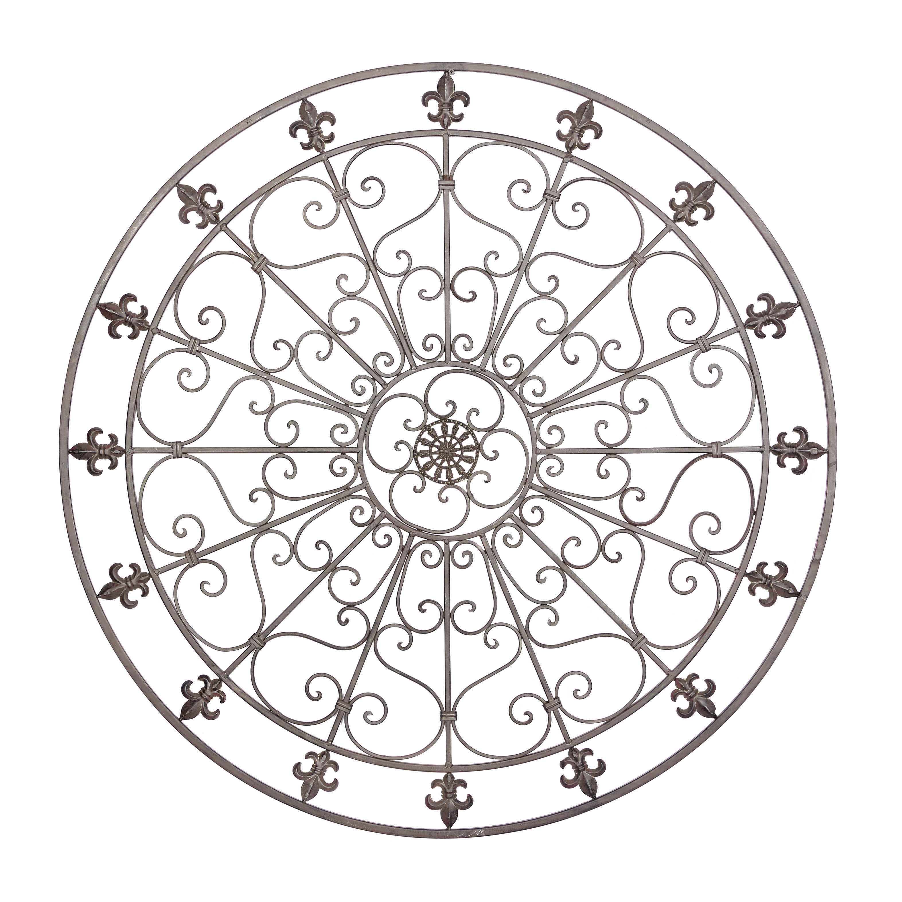 DecMode Indoor Black Metal Rustic Wall Décor