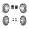 thumbnail image 1 of Transit Auto Front Rear Coated Disc Brake Rotors and Ceramic Pads Kit for Car Toyota Yaris KGC-101146, 1 of 11