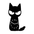 thumbnail image 4 of predolo Acrylic Cat Clock Creative Desk Accessory Silent Animal Ornament for Living Room Wall Clock, 4 of 8