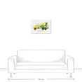 thumbnail image 3 of Creative Products Watercolor Cement Truck 16x24 Canvas Wall Art, 3 of 5