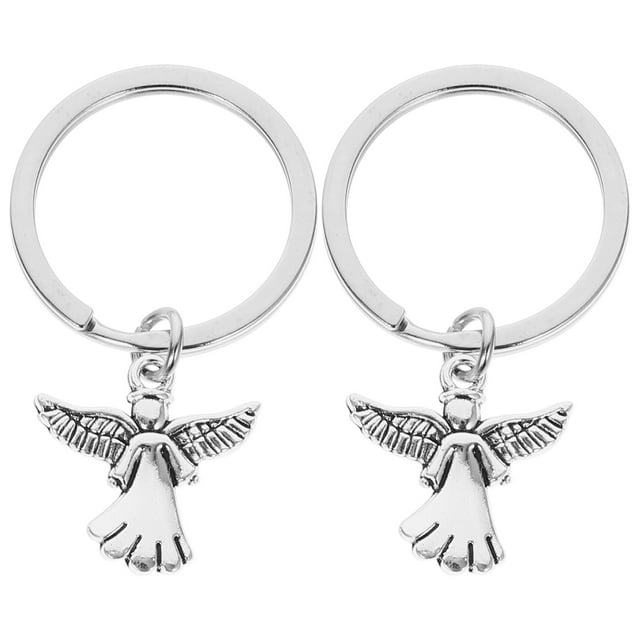 2 llaveros de ángel colgantes para colgar llaveros colgantes para llaves