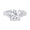 Platinum, variant on 1 to 10 Carat Cushion Diamond Engagement Ring (AAAA Heirloom Quality) Platinum 1 Carat Natural Size: 8