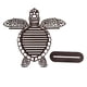 thumbnail image 5 of Organizador de joyas de tortuga, expositor de aretes, colgador de joyas de escritorio Marrón, 5 of 9