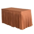 thumbnail image 4 of Cubierta de 47 Pulgadas perfecl para Decoración Del Kahki Falda de mesa ajustada, 4 of 7