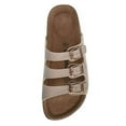 thumbnail image 5 of CUSHIONAIRE Women's Lela Cork footbed Sandal with +Comfort, STONE 9 W, 5 of 5