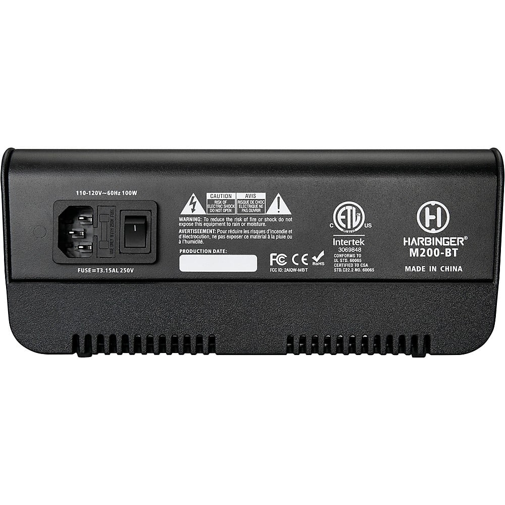 Harbinger M200-BT Portable PA System - 10" Mains