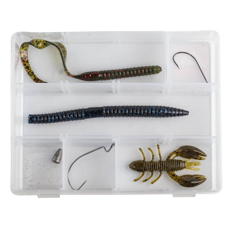 Ozark Trail 24Piece Bass Fishing Tackle Box Kit - Walmart.com Ozark Trail 24Piece Bass Fishing Tackle Box Kit - Walmart.com