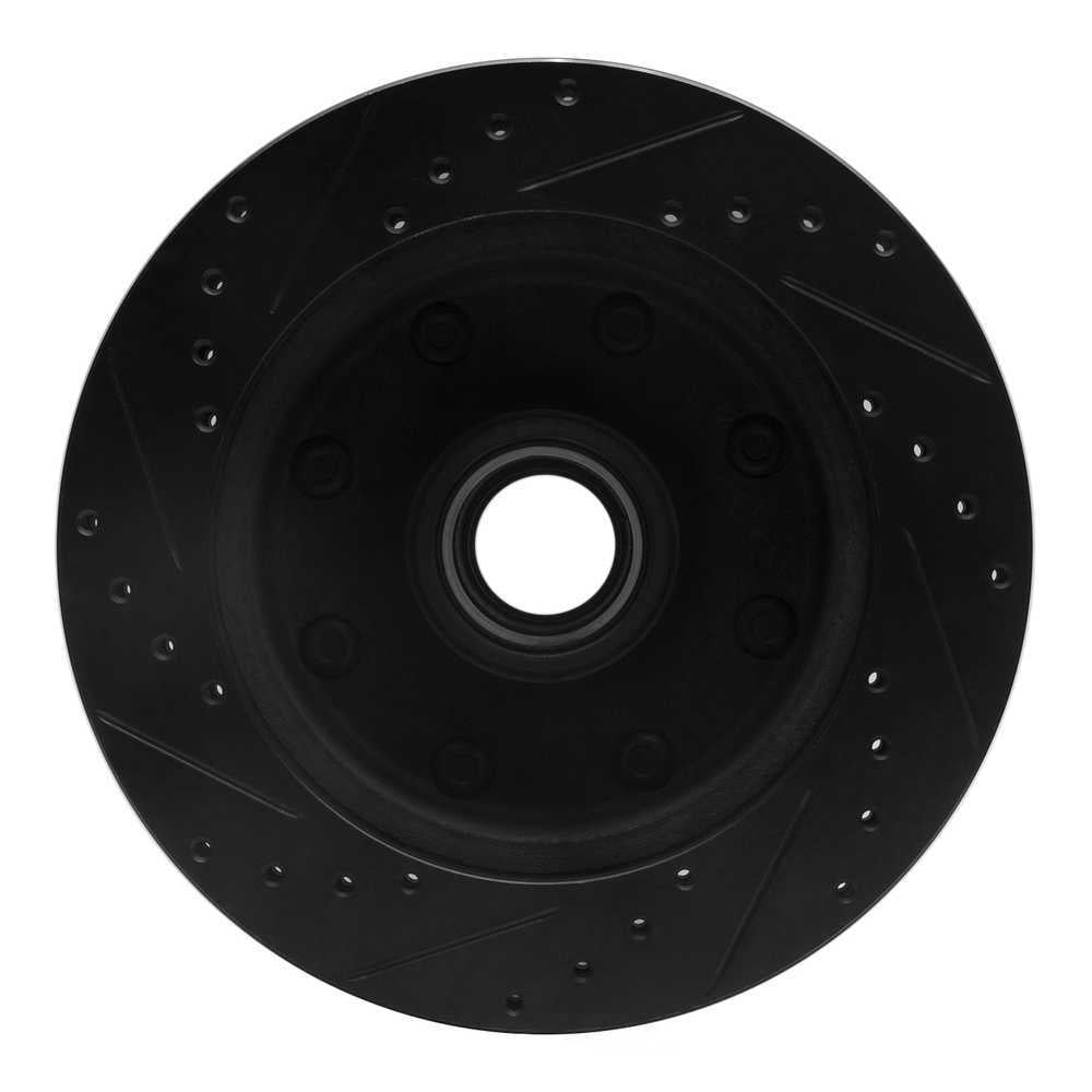 Dynamic Friction Company 633-54106R DFC Brake Rotor - Drilled And Slotted - Black