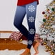 thumbnail image 1 of WILLBEST Leggings de Yoga de Cintura Alta para Mujer con Estampado de Copos de Nieve Navideños, Mallas Deportivas para Fitness Y Ropa Informal. Extra Grande, 1 of 4