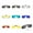 Color Random, variant on Polarized Sunglasses Glasses Clip Polarized Lens Anti-Glare Sunshade for Adults Unisex