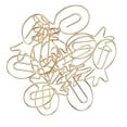 thumbnail image 2 of 12 Pieza Pinza de Papel de Clip de Piña de Metal Bookmark Stationery School Office de Etiquetas Adhesivas y Macarena Clips de papel de la oficina de metal, 2 of 8