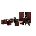 thumbnail image 2 of Mayline Napoli 72" Desk and Cabinets Office Set in Sierra Cherry, 2 of 2