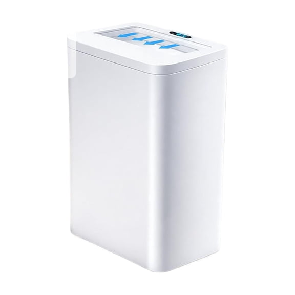 4 Gal Smart Motion Sensor Trash Can, Touchless Automatic Slim Bathroom Garbage Bin with 4 Modes