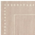 thumbnail image 4 of SAFAVIEH Bella Danita Plain Dotted Bordered Wool Area Rug, Light Pink/Ivory, 3' x 3' Square, 4 of 6