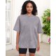 thumbnail image 2 of Camiseta oversize vintage lavada gris para mujer ADOREJOY talla XL, 2 of 8