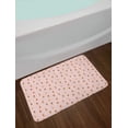 thumbnail image 2 of Pool Party Bath Mat, Girls with Different Swimsuits Swimming on Abstract Ocean Beach Fun, Plush Bathroom Decor Mat with Non Slip Backing, 29.5" X 17.5", Pale Pink Multicolor, by Ambesonne, 2 of 2