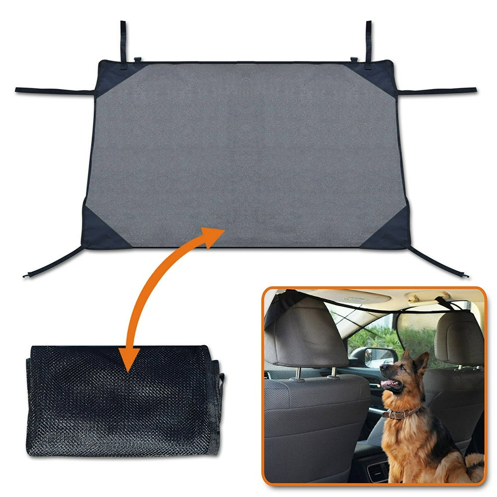 Strong Camel Pet Barrier Backseat Net Fit Cars, Vans, SUV\'s & Trucks