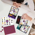 thumbnail image 6 of Spooky Halloween Bingo Cards Set with Marker Cards Kids Halloween Party Games and Festive Celebration Gear Party Supplies 24 Players, 6 of 6