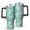 Pioneer Flower Floral-1, variant on 40oz Pioneer Flower Floral Print Pattern Insulated Tumbler with Handle, BPA-Free Leak Proof Lid and Straws, Double Wall Vacuum, Hot 12h/Cold 34h