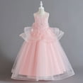 thumbnail image 7 of Esaierr Kids Girls Dress Pageant Princess Wedding Prom Ball Gown Dresses Flower Girl Dress Girls Tulle Dresses Wedding Bridesmaid Dress Toddlers Lace Wedding Party Flower Dress for 5-14 Years, 7 of 7