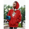 thumbnail image 2 of Abstract Woman Statue Techno Hoodie Women -Image by Shutterstock, Female 3X-Large, 2 of 4