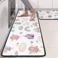 thumbnail image 2 of Kitchen Rugs Sets Of 2,White Fairy Castle Pattern Anti Fatigue Kitchen Mat Rugs Non Slip Washable,Decorative Kitchen Floor Mats for Kitchen,Sink,Laundry,17"x47"+17"x47", 2 of 5