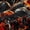 Black Orange, variant on Homewish Dirt Bike Black Out Curtains for Boys Girls,Extreme Sport Curtains Pack of 2 (42x63 Each),Graffiti Splash Bedroom Curtains,Ultra Soft Home Decor