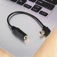thumbnail image 2 of 3.5mm Microphone Adapter for GoPro Hero 4 3 - Mini USB to 3.5mm Audio Cable for Action Camera Accessories, 2 of 5