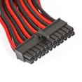 thumbnail image 3 of Phanteks 24 Pin M/B Premium Sleeved Extension Cable 19.68" Length, Black/Red(PH-CB24P_BR), 3 of 4