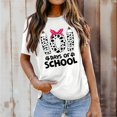 thumbnail image 2 of TSADFHJI Hauts à Manches Longues pour Femmes 3 Pack Mode Décontractée Imprimée Col Rond Manches Courtes Chandail T-Shirt TG Blanc, 2 of 4