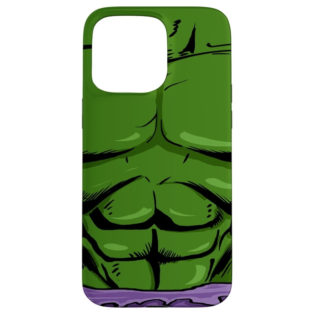 Funda para iPhone 15 Pro Max Marvel Disfraz de Hulk