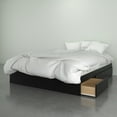thumbnail image 3 of Wasabi 3 Piece Queen Size Bedroom Set  Walnut and Black, 3 of 7