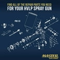 thumbnail image 3 of 2.5mm Needle, Fluid Nozzle and Air Cap Set Only - Fits a Master Elite Series PRO-33 High-Performance HVLP Spray Gun - Spray Auto Car Paint 2K Primers, Metal Flake, Gel Coat, Woodworking Coatings, 3 of 3
