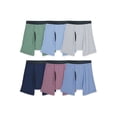 thumbnail image 5 of Fruit of the Loom Men's CoolZone Boxer Briefs, Moisture‑Wicking, Mesh Fly, No Ride Up, Multipacks, Sizes S-3XL, 5 of 8