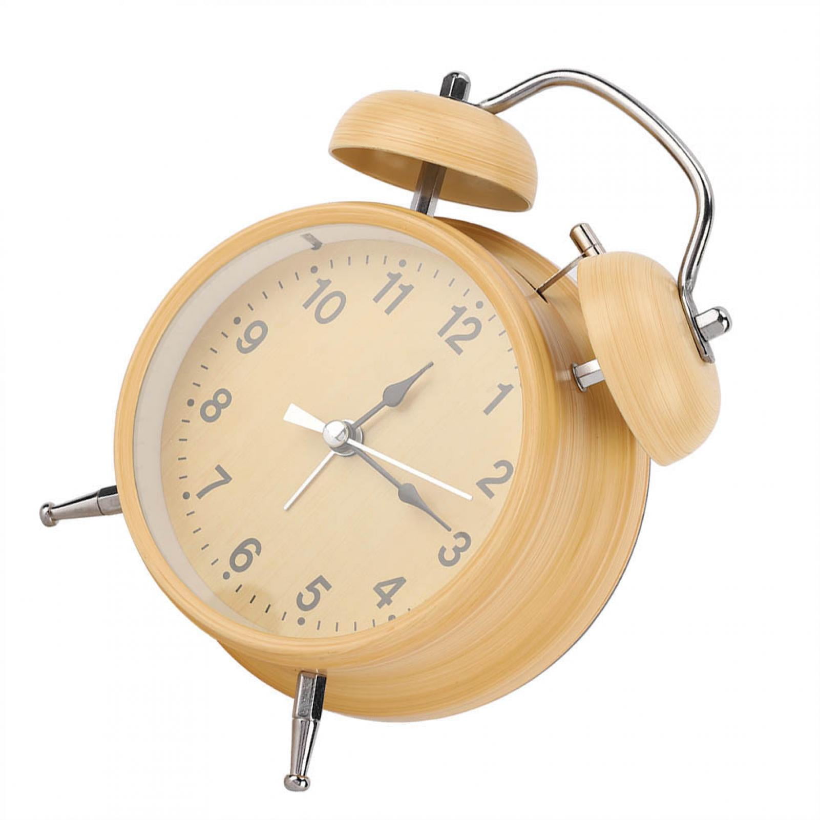 Reloj despertador mecanico Retro reloj de Metal con cuerda Manual doble campana Walmart en linea