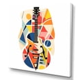 thumbnail image 2 of Designart "Funky Guitar Muse Musical Inspiration" Food & Beverage Wall Art - Traditional Orange Fruits Entryway Wall Art Print, 2 of 6