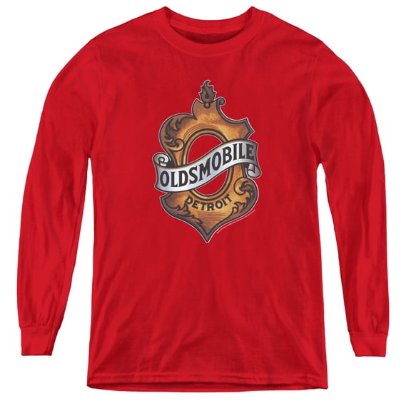 Oldsmobile - Detroit Emblem - Youth Long Sleeve Shirt - X-Large